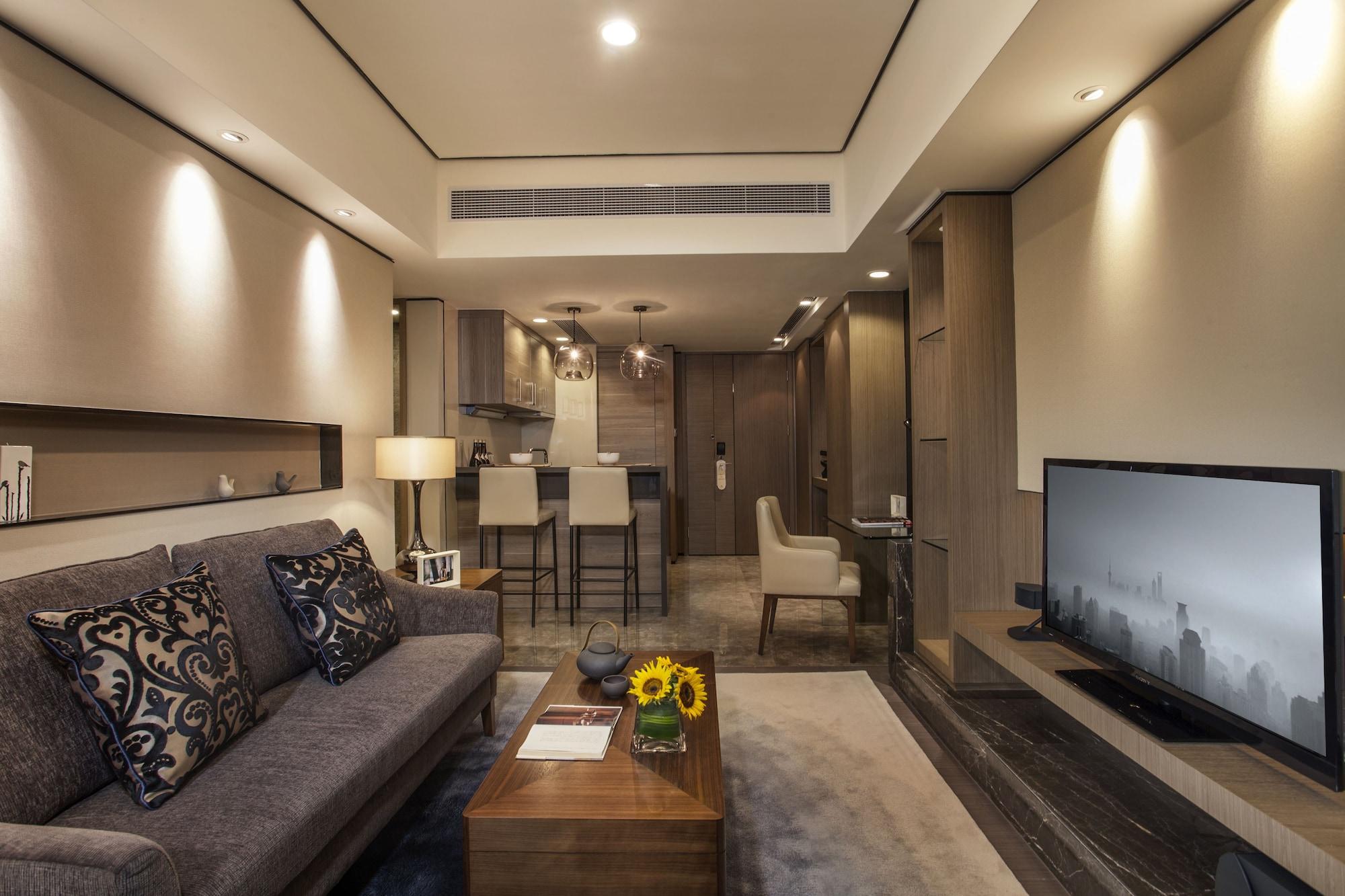 Апартаменты Ascott Ifc Гуанчжоу Экстерьер фото
