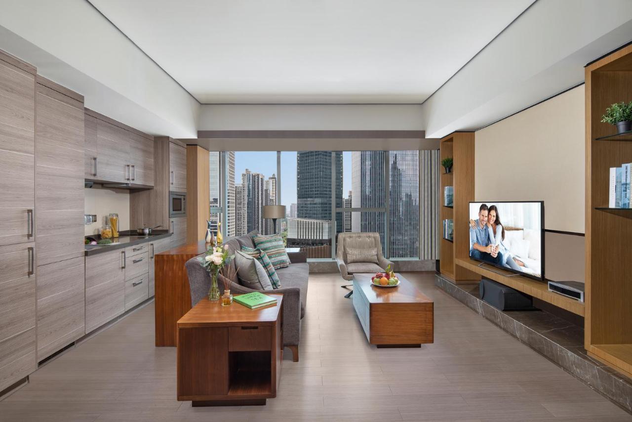 Апартаменты Ascott Ifc Гуанчжоу Экстерьер фото
