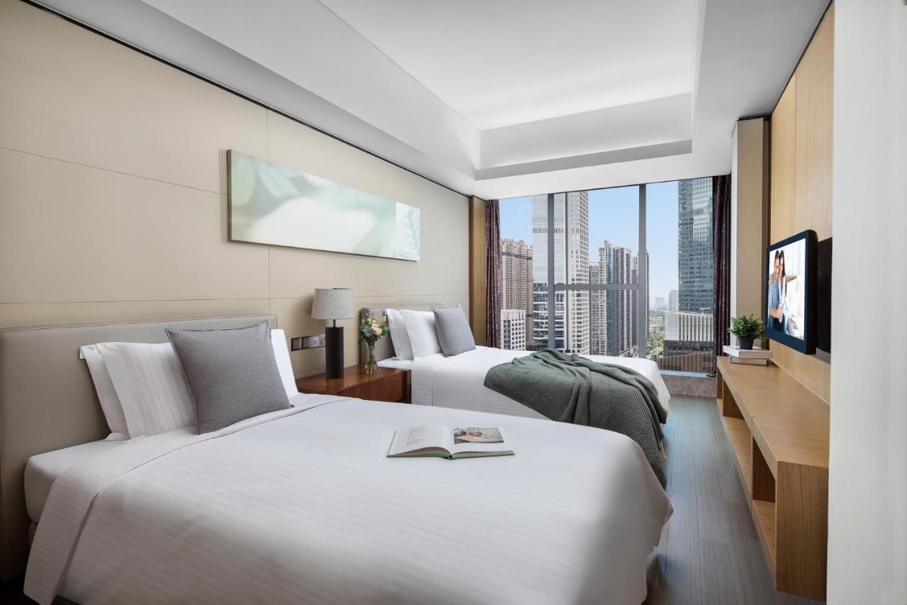 Апартаменты Ascott Ifc Гуанчжоу Экстерьер фото