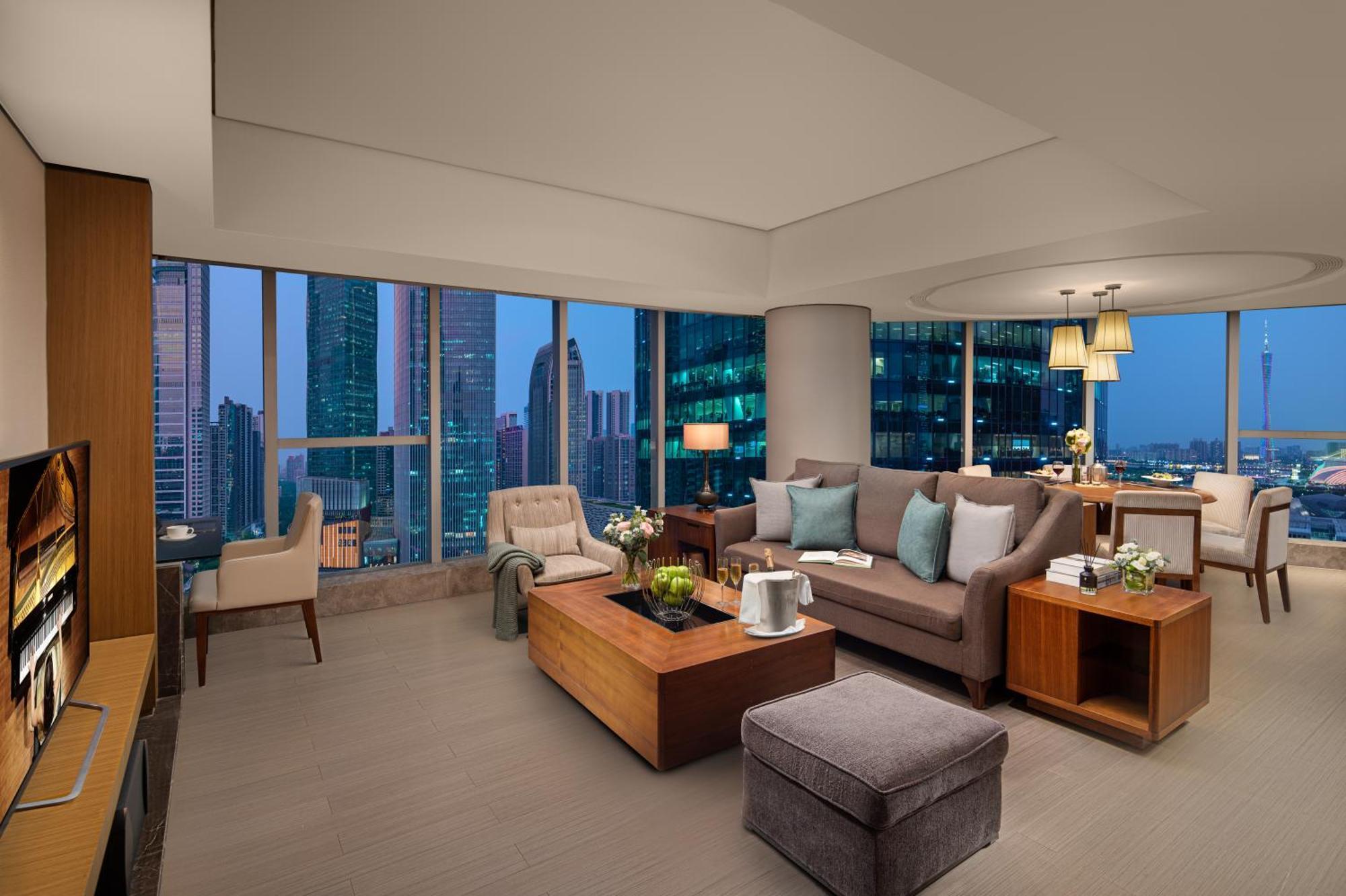 Апартаменты Ascott Ifc Гуанчжоу Экстерьер фото