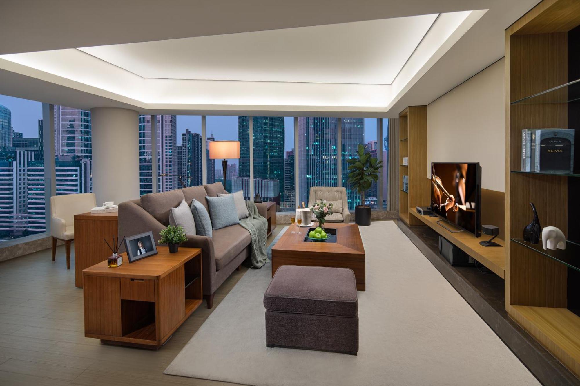 Апартаменты Ascott Ifc Гуанчжоу Экстерьер фото