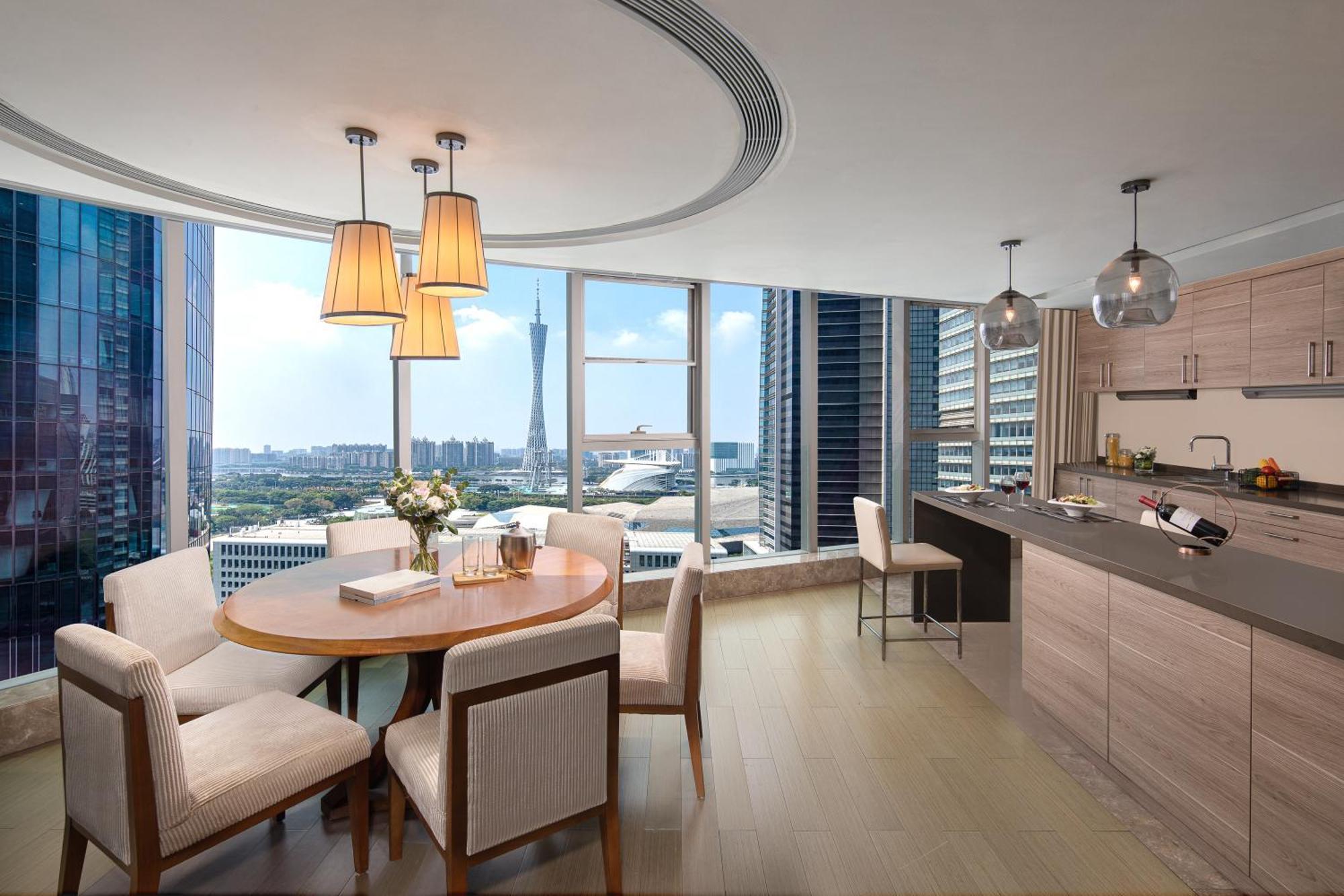 Апартаменты Ascott Ifc Гуанчжоу Экстерьер фото